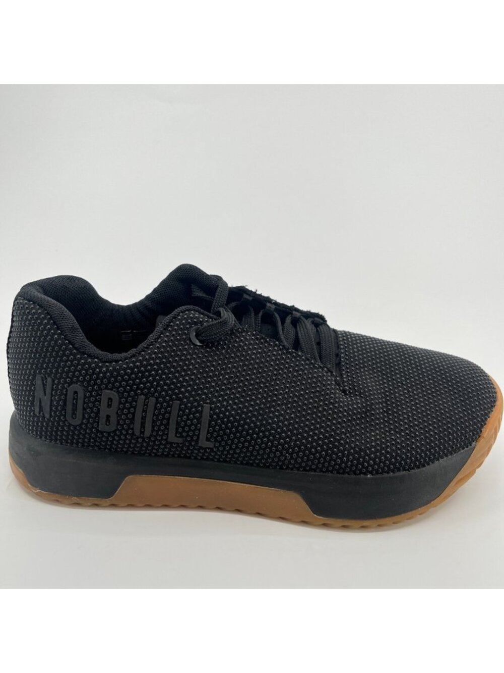 Nobull Outwork Edge Womens Size 7.5 Black Gum Athletic Running Shoes Sneakers